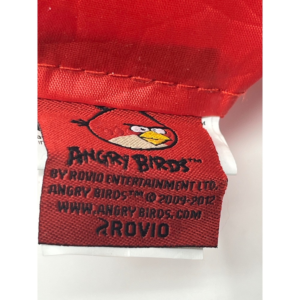 Angry Birds Red Bird Plush Backpack Rovio 2012 Accessory Innovations Red Furry - Picture 7 of 11
